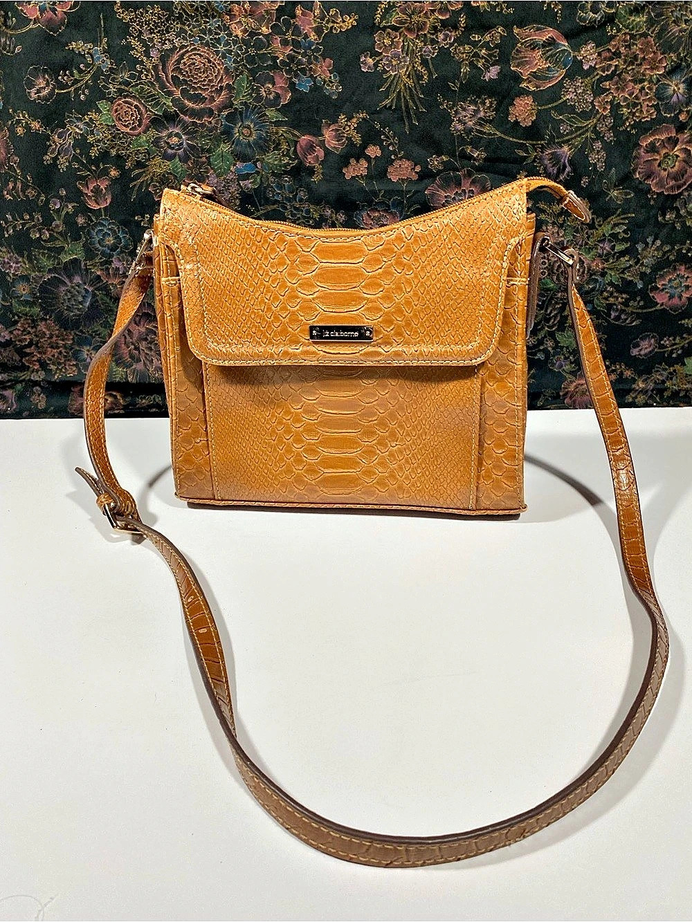 Liz Claiborne Brown Crossbody Bag